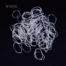 350 шт./упак. прозрачная эластичная резинка Повязка На Голову галстук-бабочка из натуральных волос/кольцевые канаты привязка инструмента прическа Холдинг-группа