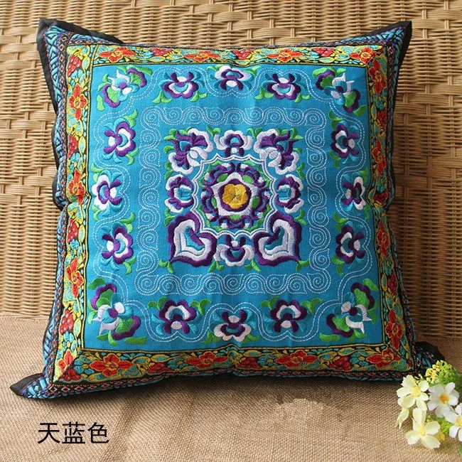 Китай этнические области из тканого полотна и машинная Подушка с вышивкой декоративная подушка