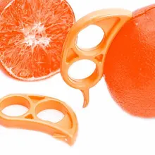Лимон Апельсин Цитрусовые фрукты пластик Легко измельчитель резак нож для удаления кожуры для удаления открывалка