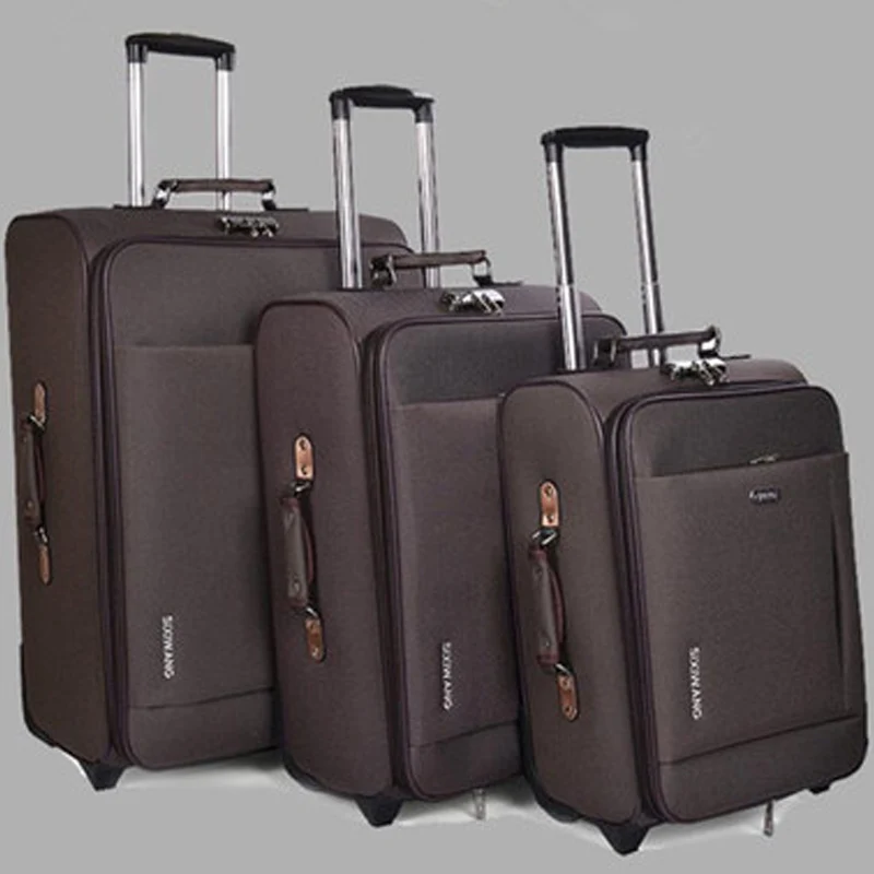 Travel Luggage Suitcase Oxford Suitcase Men Women Rolling Luggage Bag On Wheels Trolley Suitcase