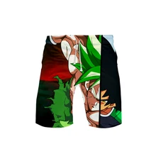 Dragon Ball Супер броли повседневные мужские шорты летние высококачественные модные пляжные шорты с 3D принтом Приморский унисекс Одежда