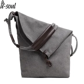 

New 2017 Casual Female Canvas Women Bags Large Capacity Pure Color Canvas Women Handbags Medium Women Shoulder Bags C1365KK