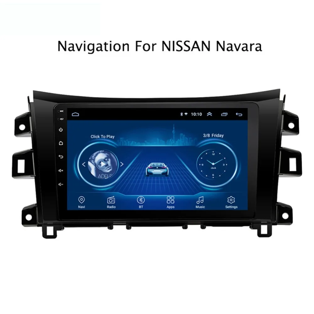 Sale Super Slim Touch Screen Android 8.1 radio GPS Navigation for Nissan Navara NP300 murano  headunit Stereo Multimedia Bluetooth 2