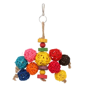 

PipiFren Large Bird Toys For Parrot Conure Accessories Cage Decoration And Perch Budgie Parakeet Toy African Grey pappagalli
