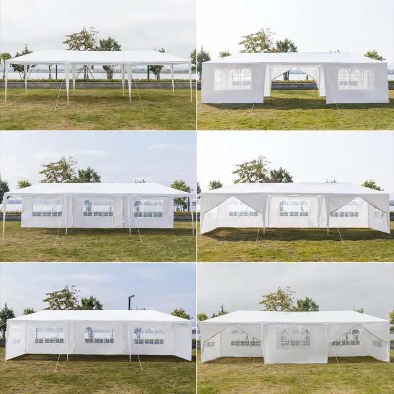 3x9 м водостойкий белый большой стояночный навес Свадебная вечеринка Открытый Палатка