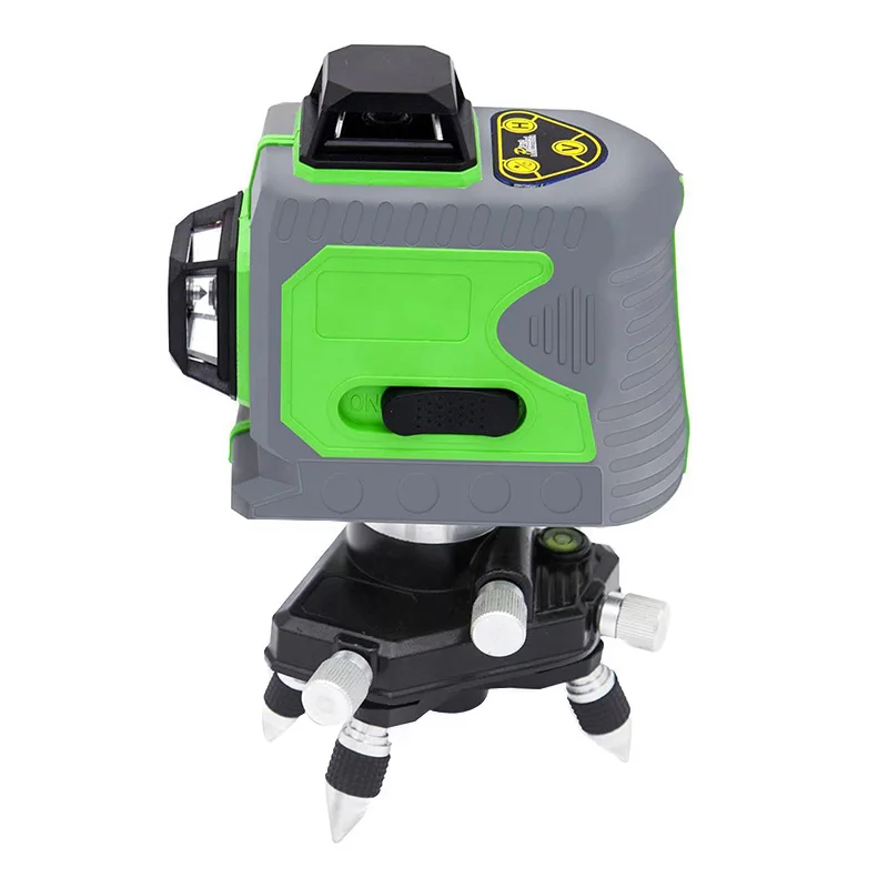 

12 Line 3D Infrared Ray Waterproof Self-Leveling Pivoting Base with Green Beam SKD88