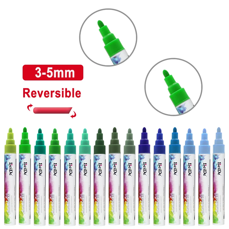 

Chalkboard Chalk Markers Dust Free Non-Toxic Wet Erase Chalk Ink Pens