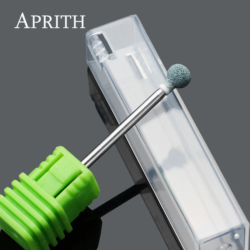 APRITH 6 шт керамический шлифовальный станок для дизайна ногтей 3/3" набор сверл для фреза для чистки маникюра инструменты для ногтей