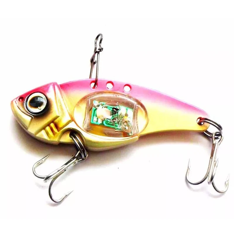 Hu Ying LED Light Fishing Lure Treble Hook Electronic Fishing Lamp Bait