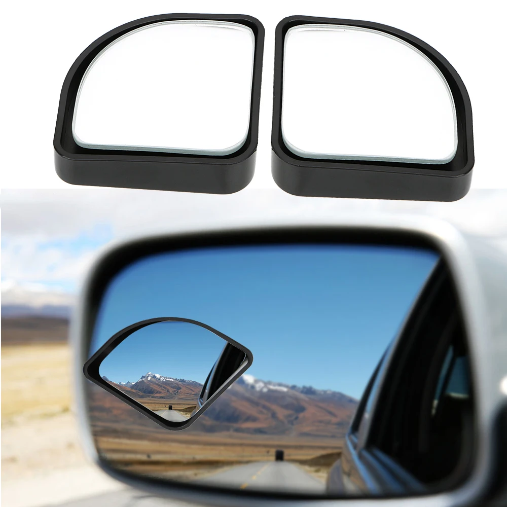 2Pcs/Set Car Rear View Mirror Convex Blind Spot Mirror with Adhesive