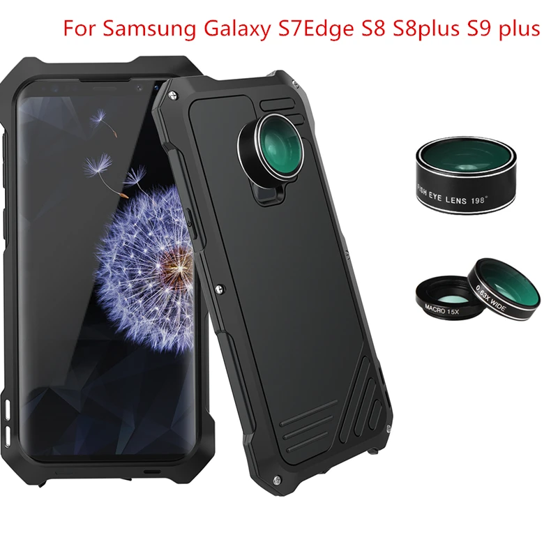 Чехол для фото фотографа для samsung Galaxy S9 S9plus S8 S8Plus S7Egde Lover Touring аксессуары рыбий глаз широкоугольный макрообъектив