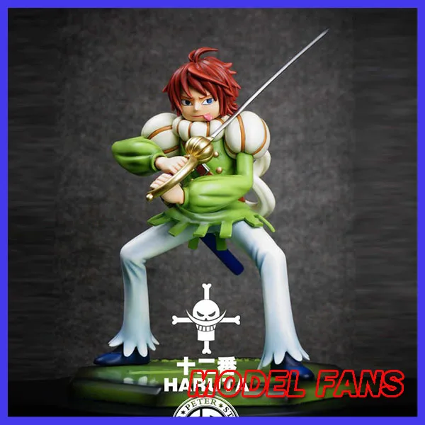 

MODEL FANS INSTOCK one piece pop scale White beard Pirates NO.12 captain Haru GK resin figure for Collection