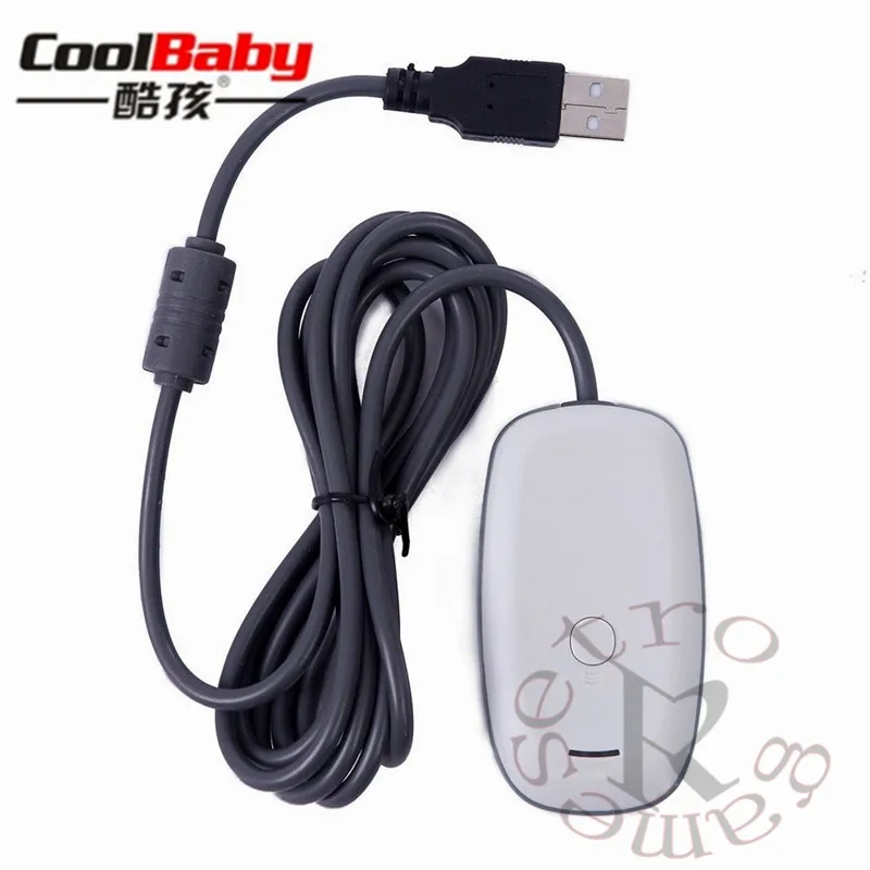 Для xbox 360 приемник USB черный ПК беспроводной контроллер игровой адаптер для Microsoft