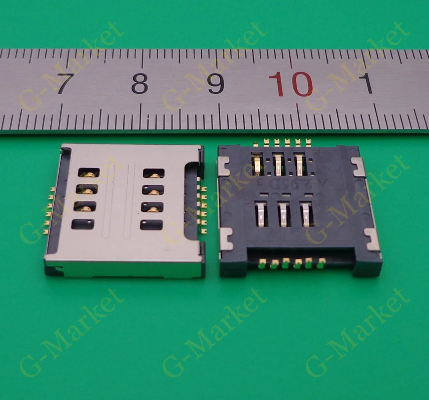 

SIM Card Socket Slot Reader Holder Connector Repair Replacement for LG E615 E715 P715 E455 High quality