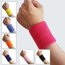 2 x спортивные наручные потовые повязки напульсники унисекс 80s Фитнес Спортивные повязки Тренажерный зал теннис
