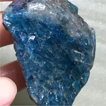 Синий зеленый Апатит Кристалл природный минерал