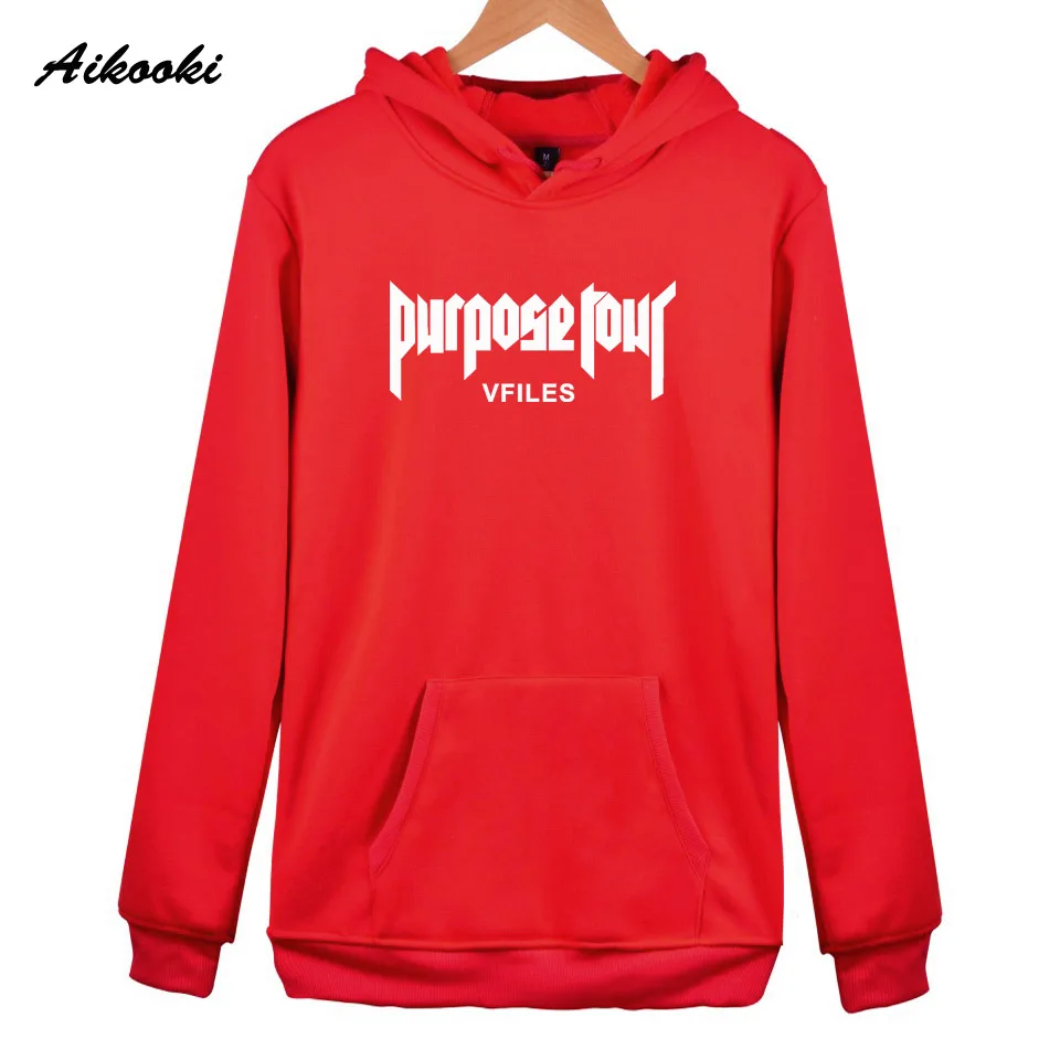 Aikooki Fashion Justin Bieber VFILES Hoodies And Sweatshirt Men Pullovers Hooded Clothing Winter Autumn Fashion Hoody Cap Jumper