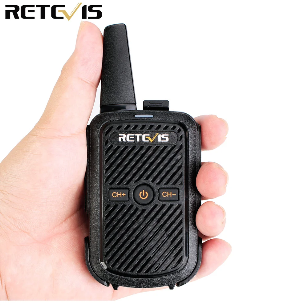 Retevis RT15 Mini Walkie Talkie 2W UHF 400 470MHz 16CH CTCSS/DCS TOT