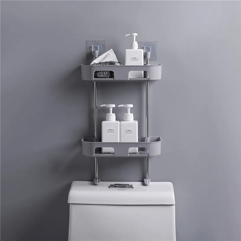 2/3 слоев туалетной стойки многослойная стойка для мусора пластиковая ванная висячая паста держатель для хранения Высокое качество