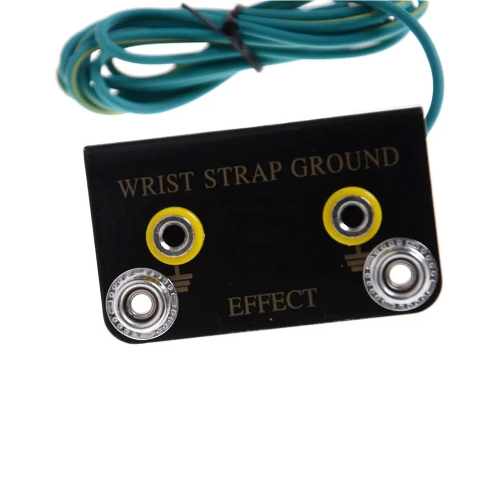 ESD Ring Terminal Cable Anti Static Socket Ground for Wrist Strap LW