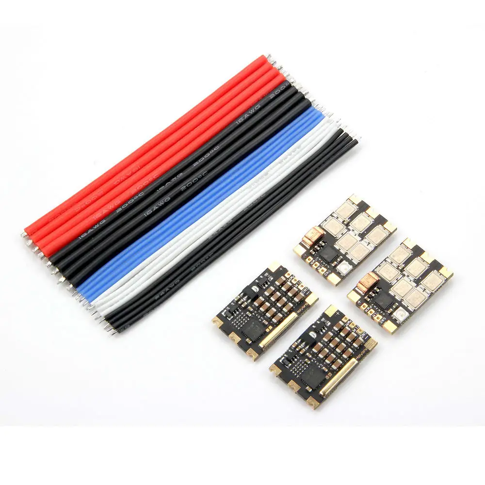 

4 PCS Holybro Tekko32 F3 Metal ESC 65A BLheli_32 DShot1200 3-6S ESC w/ F3 MCU & LED for RC Drone