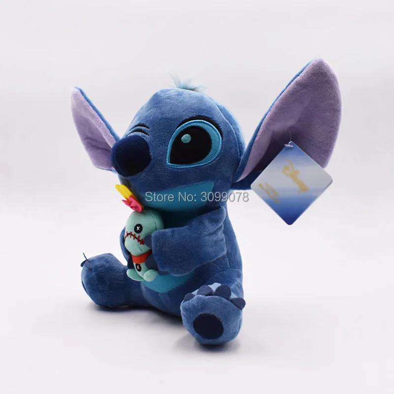 Lilo And Stitch Plush Hot Toys For Children Doll Cute Stitch Lilo Soft Baby Toys Peluche Stuffed Animals10" 25 CM Free Shipping