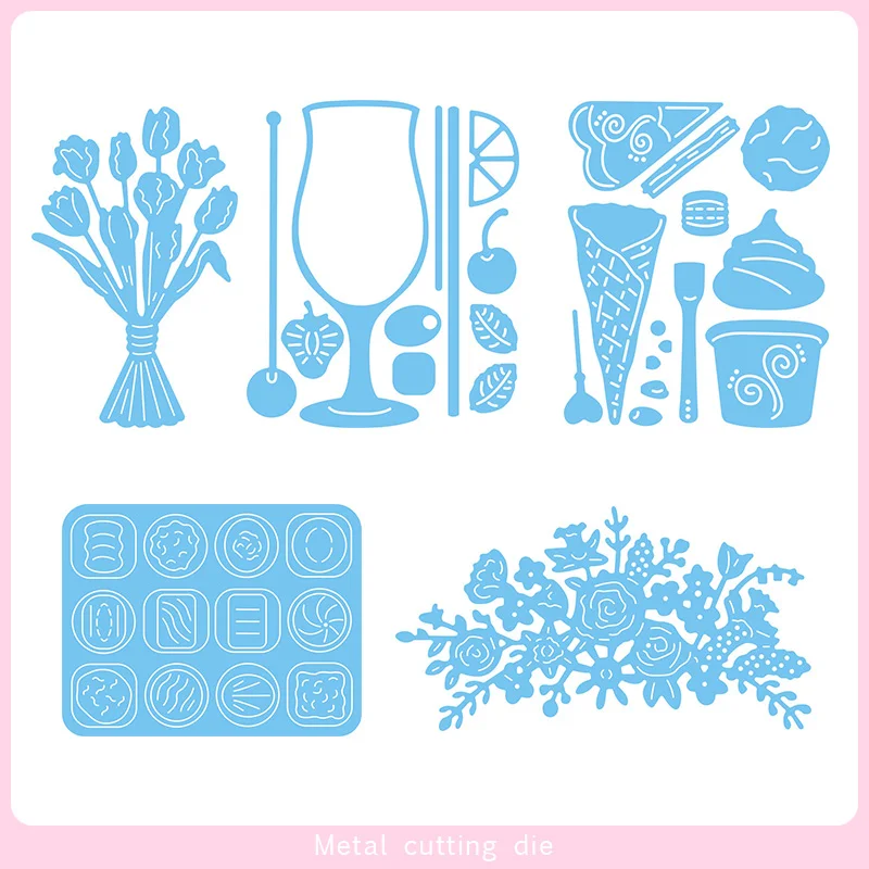 

Summer style collection Metal Cutting Dies for DIY Scrapbooking Photo Album Decorative Embossing Paper Card Crafts Die Cut 2019