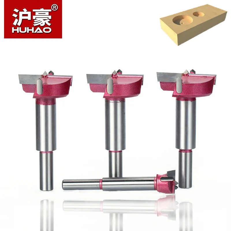 HUHAO 1pc Wood Drill Bit For Particleboard MDF Plywood Wood Drilling Hole Reaming Hinge Hole