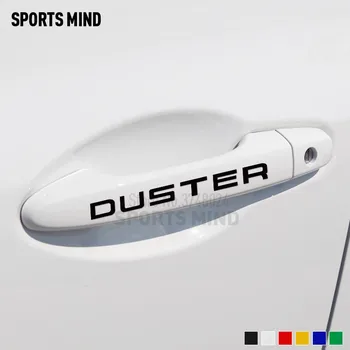 

4 Pieces Customizable Car Stickers Decal Automobiles Handle Sticker For Renault Duster Dacia Duster Sticker For Car Accessories