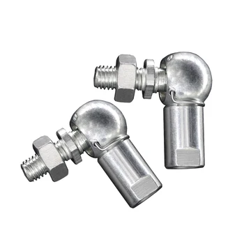 

2PCS DIN71802 CS10 M6 Angle Ball Joint Rod End With M6x1.0 Thread Ball Rod End Bearing