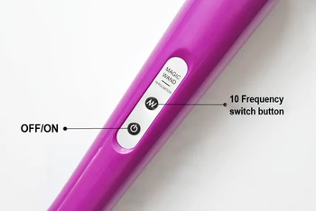 New 10 Speeds Magic Wand Massager,Big Magic Wand Massage Stick AV Vibrators Sexy Clit Vibrator Sex Toys for Women 32 * 6CM 5