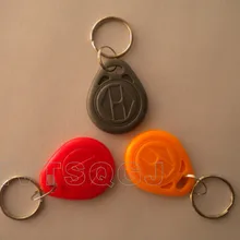 300 шт/лот Rfid брелок с радиочастотной идентификацией 125 смарт-карта khz Nfc метки(красный, желтый, зеленый, черный, серый, orange, синий