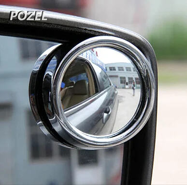 

1 pair New Driver 2 Side Wide Angle Round Convex Car Automobile Vehicle Mirror Blind Spots area Rear View for parking driving