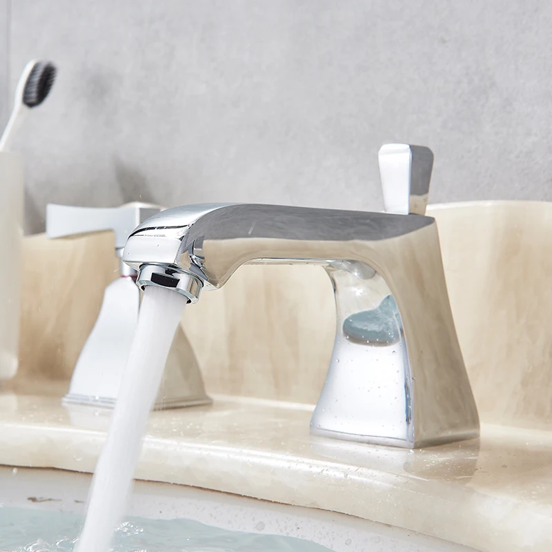 quyanre wanfan frap  Basin Faucet basin mixer waterfall bathroom mixer shower faucets bath water mixer Deck Mounted Faucets taps1