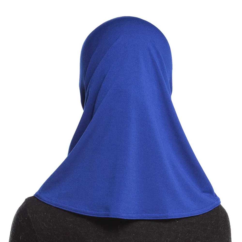 Женский мусульманский мини шарф Мусульманский Хиджаб Шапки хиджаб шапка Твердые хиджабы для женщин мусульманский исламский шарф шарфы