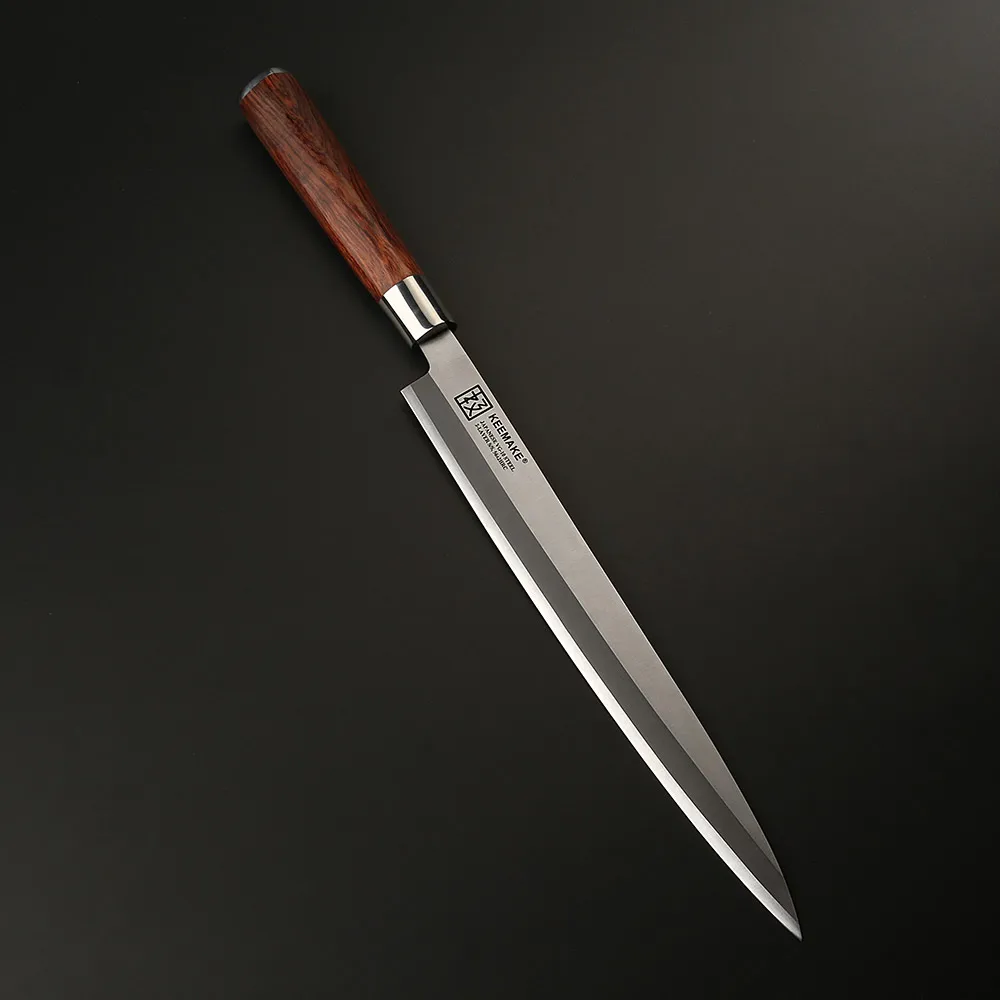SUNNECKO 10.5 inch Professional Sashimi Kitchen Knife Japanese VG10 Stainless Steel Sharp Blade Cooking Knives Tools Wood Handle SUNNECKO 10.5 inch Professional Sashimi Kitchen Knife Japanese VG10 Stainless Steel Sharp Blade Cooking Knives Tools Wood Handle