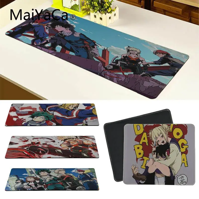

Maiyaca Simple Design My hero academia Customized laptop Gaming mouse pad Rubber PC Computer Gaming mousepad