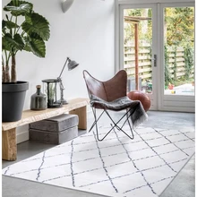 Collalily скандинавский марокканский стиль килим ручной работы ковер геометрический Богемия индийский плед полосатый современный черный белый красный дизайн