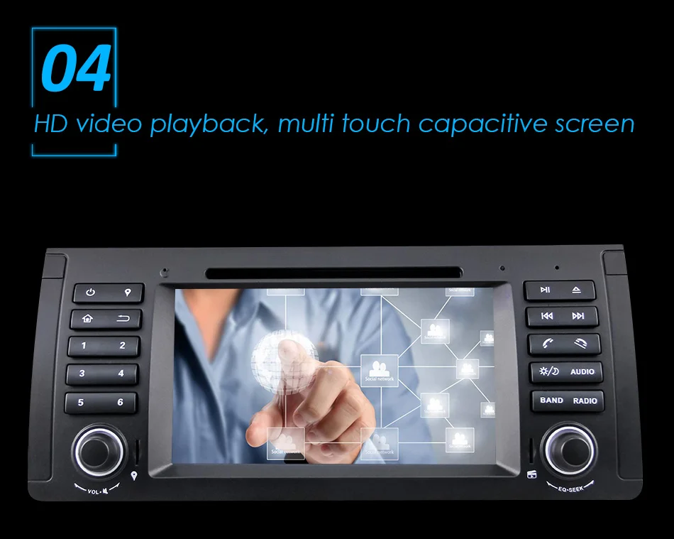 Eunavi 1 din Android 9,0 автомобильный DVD gps навигатор стерео для BMW E53 E39 X5 1din Мультимедиа Радио стерео плеер головное устройство 1024*600