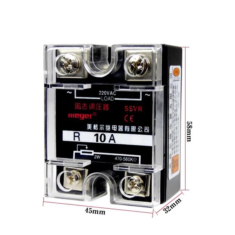 220V AC Power Supply Single Phase Solid State Voltage Regulator SSVR