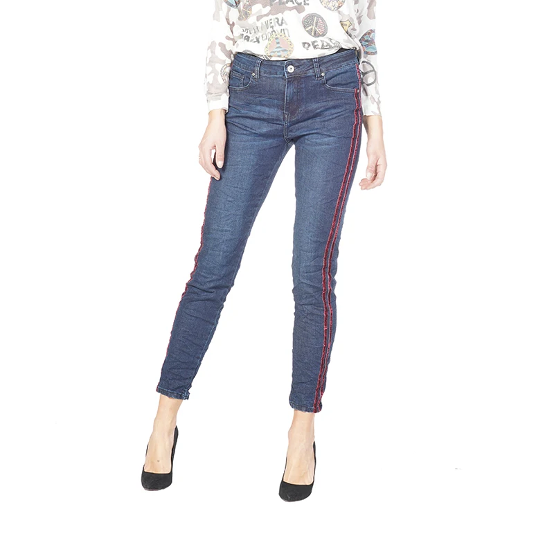 

My will jeans ladies cropped trousers blue jeans 717 made in china