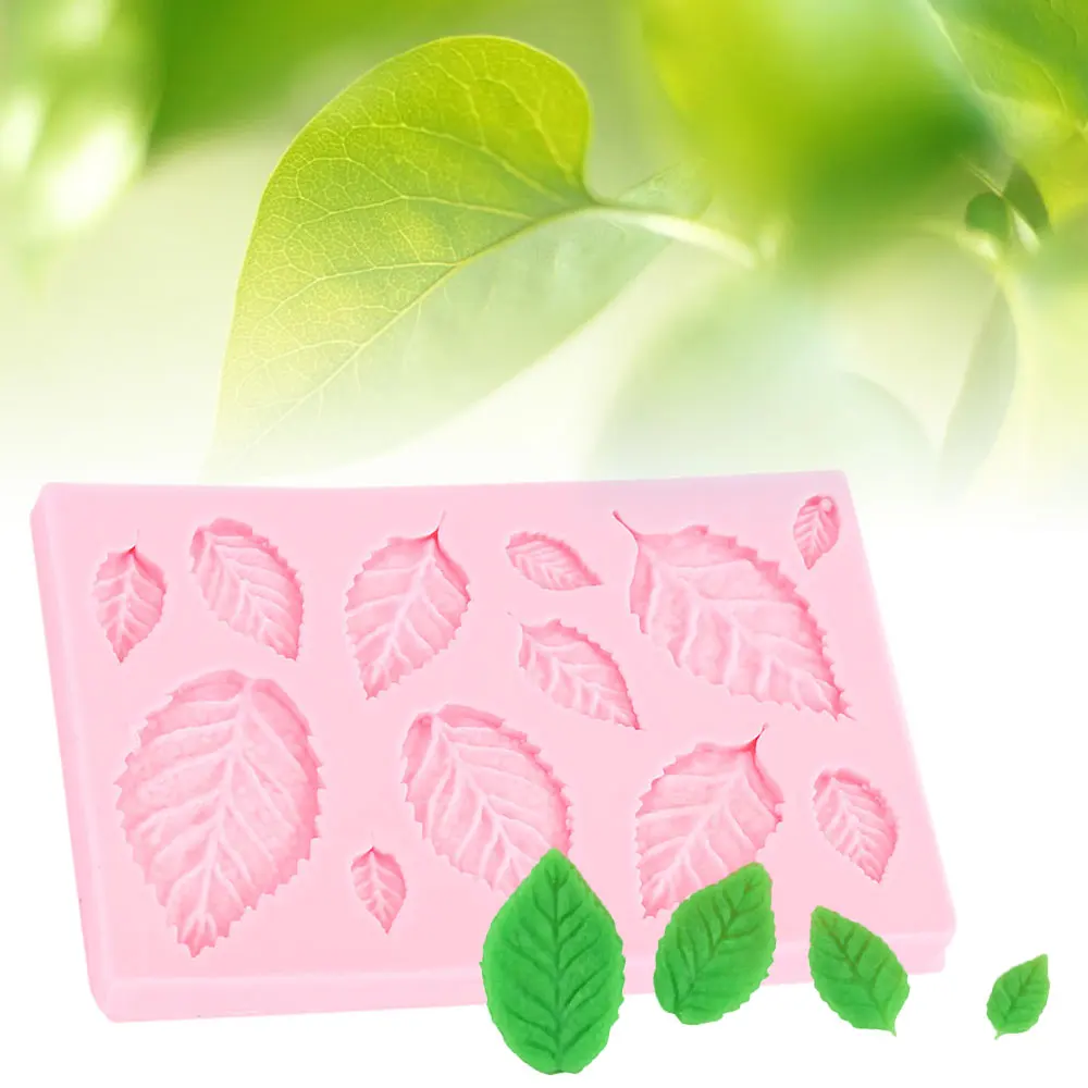 

3D Leaf Silicone mold Fondant Mold Cake Decorating Tools Chocolate Mold Baking Mold