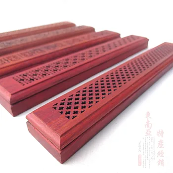 

Vietnam rosewood trumpet incense box agarwood incense burner mahogany hollow incense box lying incense box