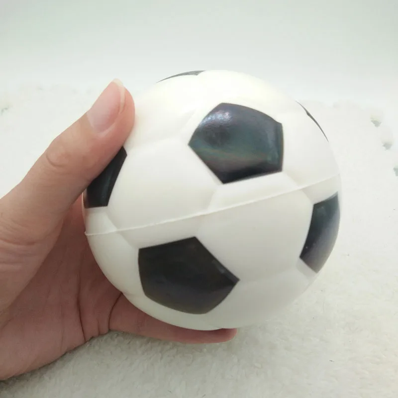 

Toy Anti Stress Squishy Football Ball toy Relief Colorful Soccer Foam squeeze Ball Funny Children Toys 12pcs 100mm