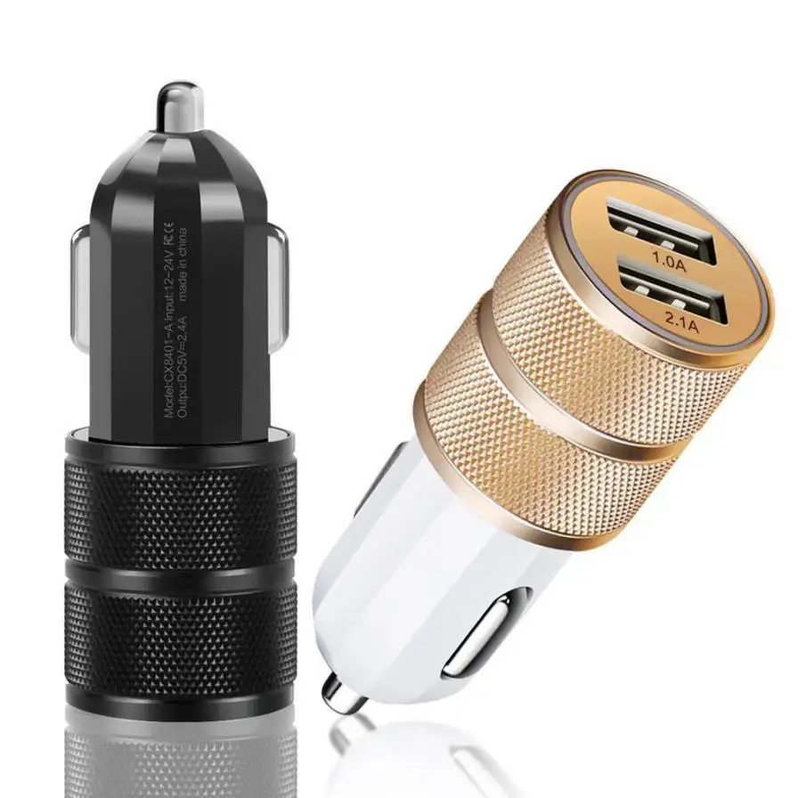 

Auto car-styling usb car charger inverter 12v USB 2 Port Adapter Quick Charge Car Charger For xiaomi/meizu/huawei 17Dec 5