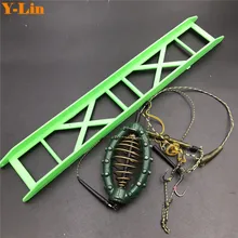 Рыболовные снасти для ловли карпа готовая линия с колючими крючками Полюс Морская Удочка терминал снасти лидер грузило chod установки