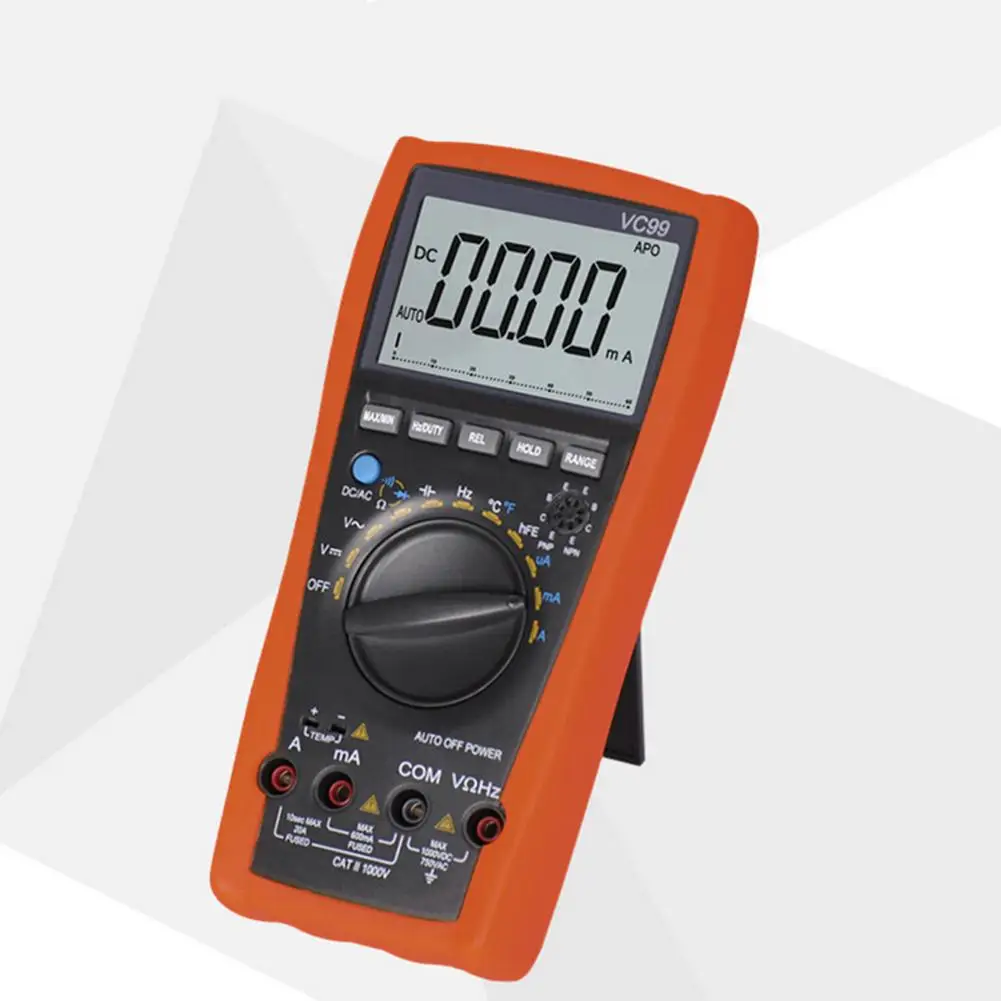 

6000 Word High Precision Automatic Range Digital Multimeter Multifunction LCD Screen Multimeter Analog Bar Display