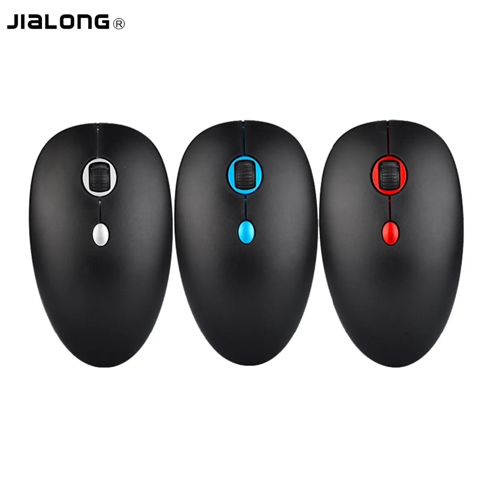 

JiaLonG High Performance Wireless Mouse Optical 4 Button 1600 DPI Optical USB Computer Mouse Laptop Notebook For Home Office Use