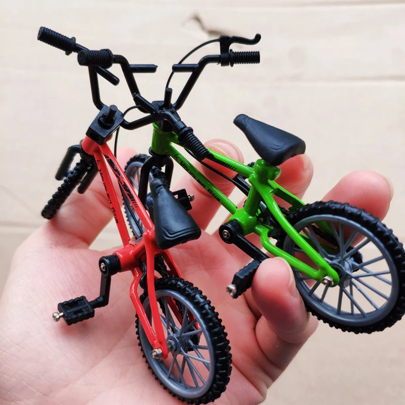 2018 мини палец bmx набор фанаты велосипедов игрушка сплав BMX функциональные дети RC