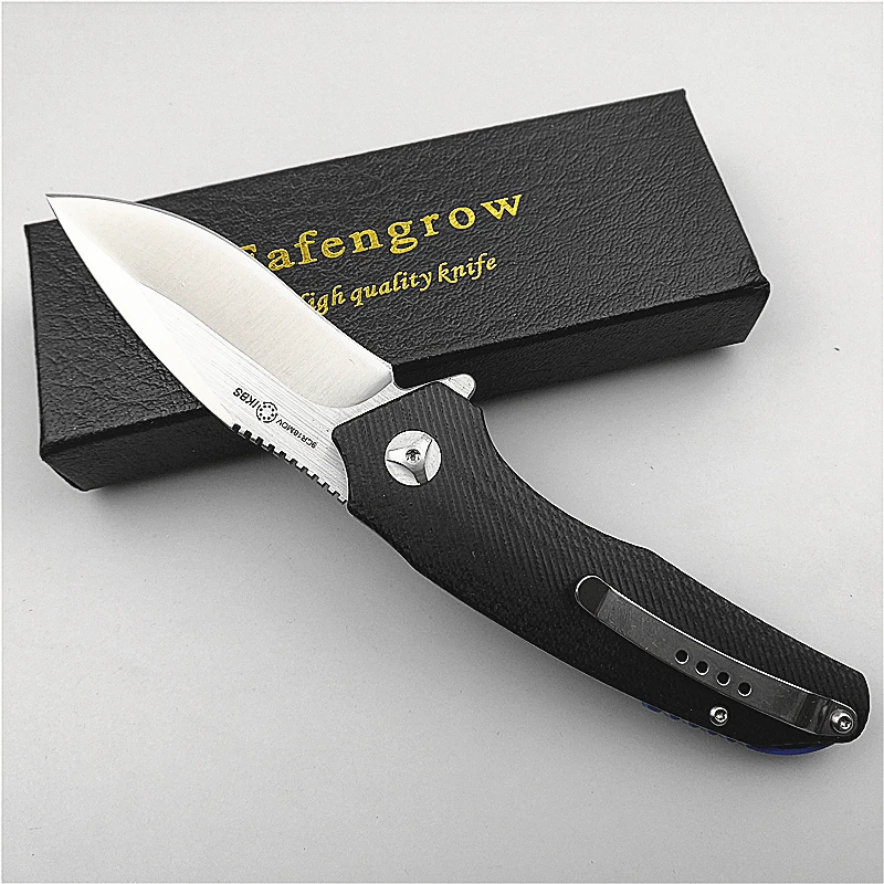 Eafengrow EF80 Pocket folding knife ball bearing system utility camping outdoor knife (5)